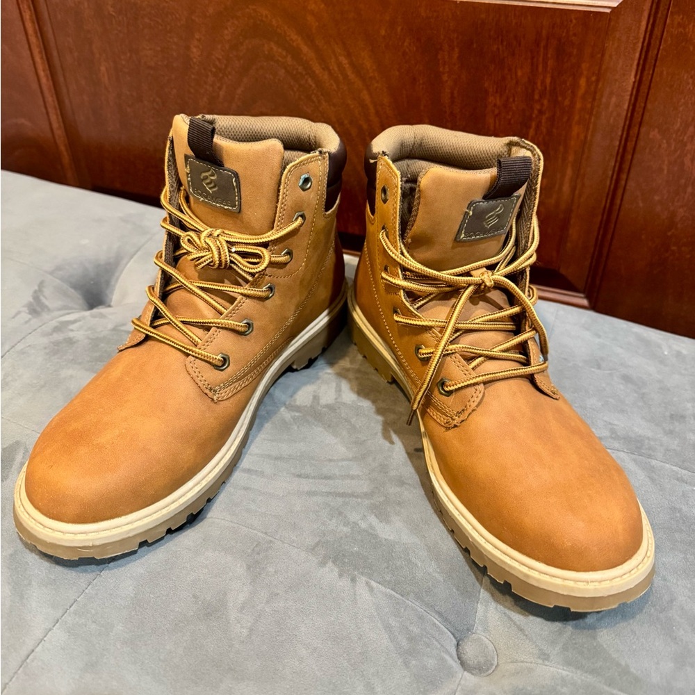 Rocawear Tan Lace-Up Boots